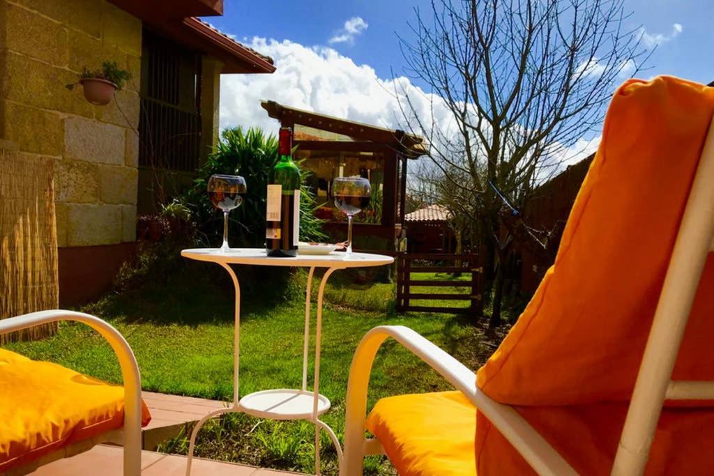 Tranquila Casita De Invitados En Vigo Con Chimenea Ngoại thất bức ảnh