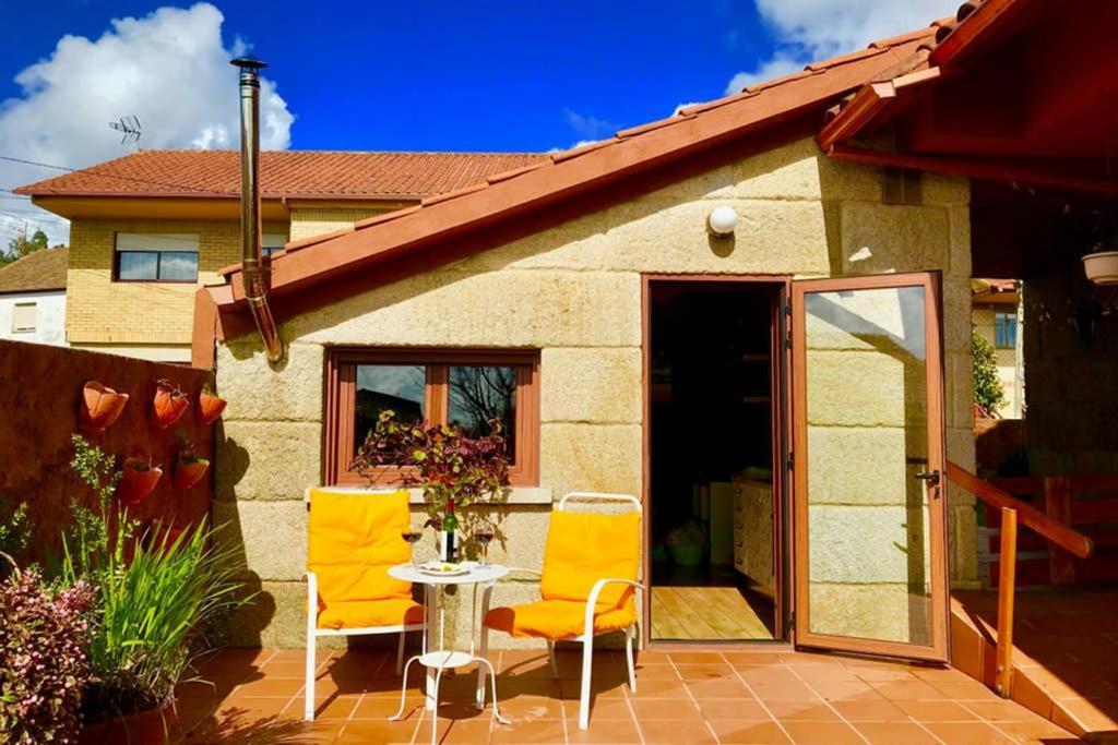 Tranquila Casita De Invitados En Vigo Con Chimenea Ngoại thất bức ảnh