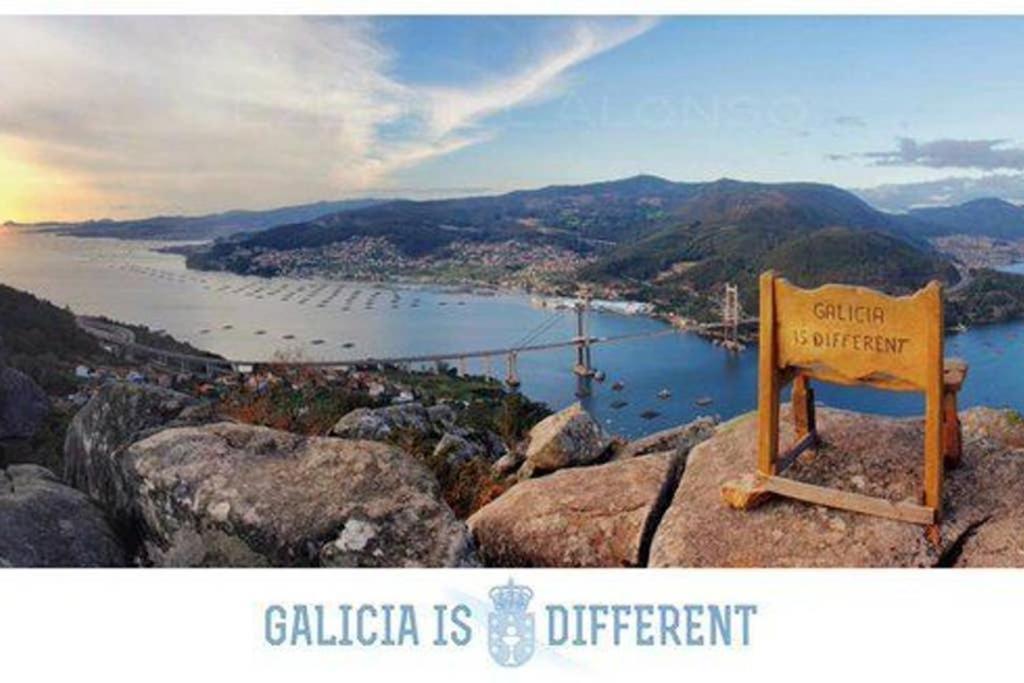 Tranquila Casita De Invitados En Vigo Con Chimenea Ngoại thất bức ảnh