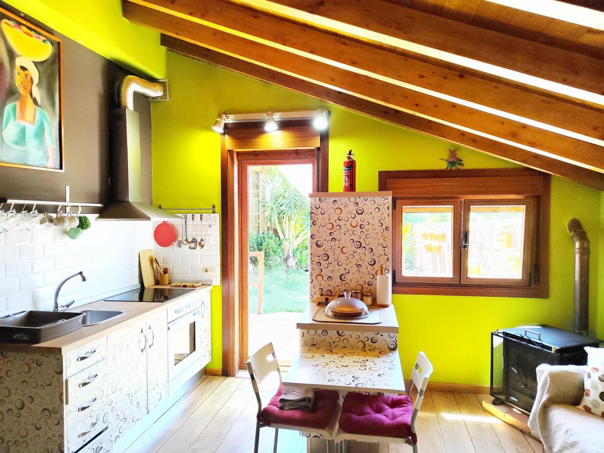 Tranquila Casita De Invitados En Vigo Con Chimenea Ngoại thất bức ảnh
