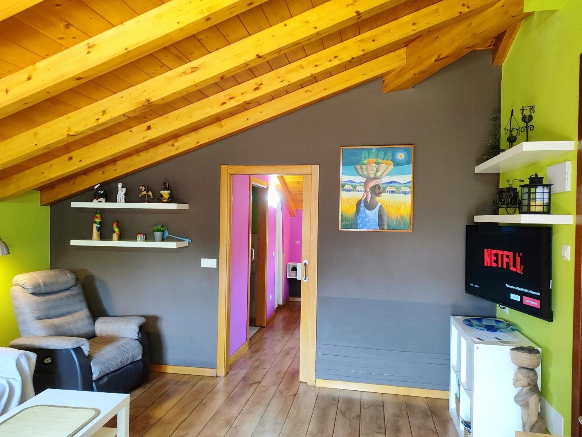 Tranquila Casita De Invitados En Vigo Con Chimenea Ngoại thất bức ảnh